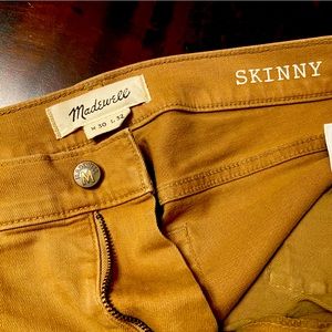 Madewell tan denim jeans 30x32